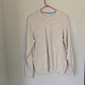 J McLaughlin Women’s Sweater Gray Minimalist Classic Normcore Coastal Size Large